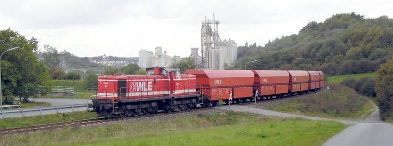 Kalksandsteintransport der WLE