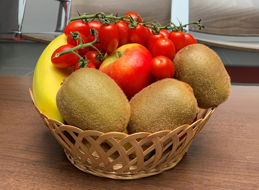 Bild eines Obstkorbes.